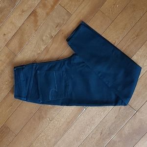 AE Super Sky High Jeggings Size 6 dark blue wash